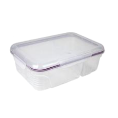 Clip-Lock Plastic Lunch Box 1.9L